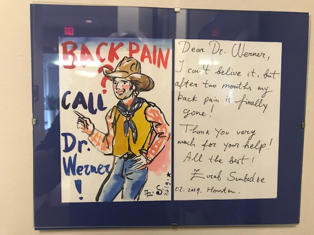 Postcard from Chiropractic Patient